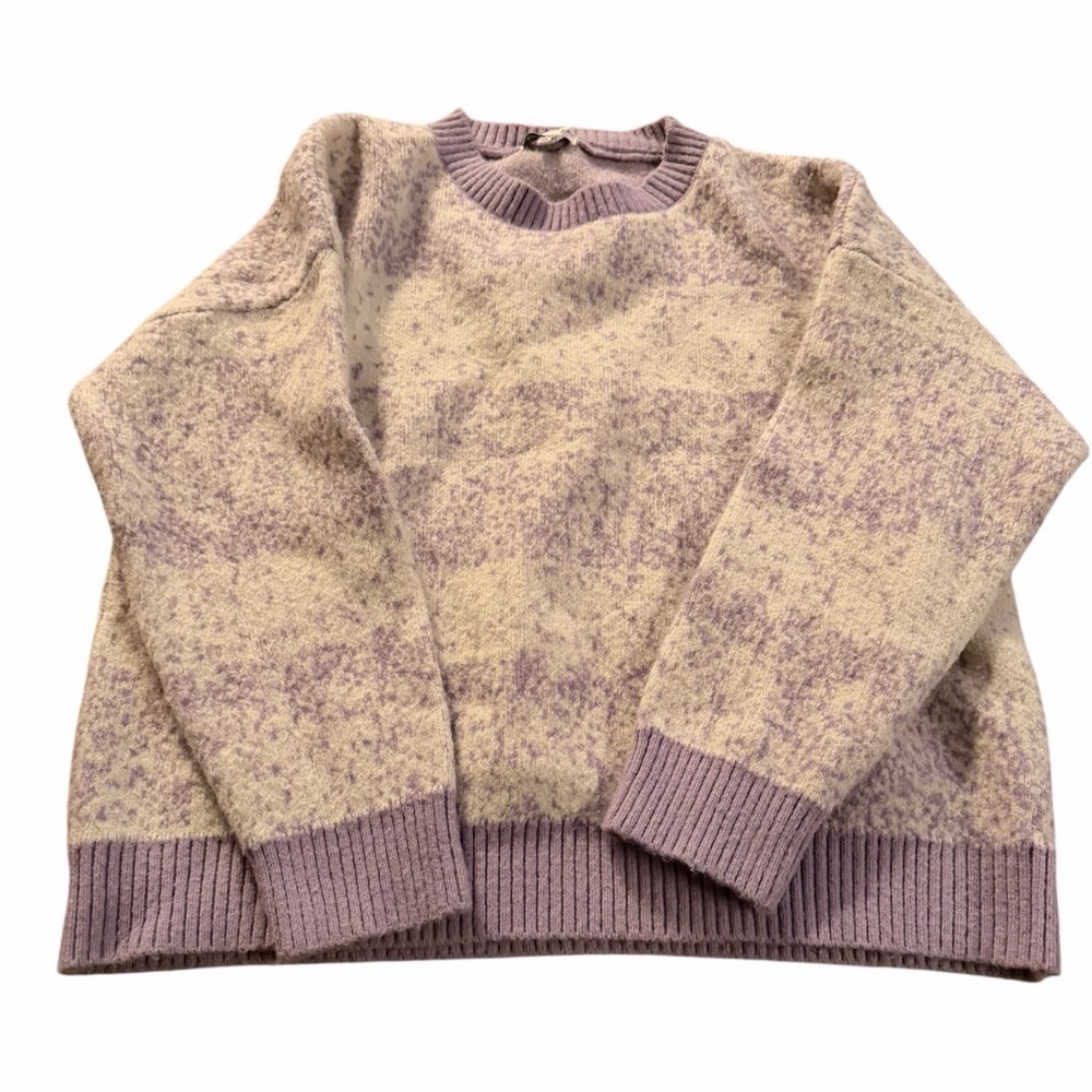 Vintage Oscar Street Marled Sweater S/M | Neutral Lavender A25